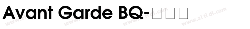 Avant Garde BQ字体转换